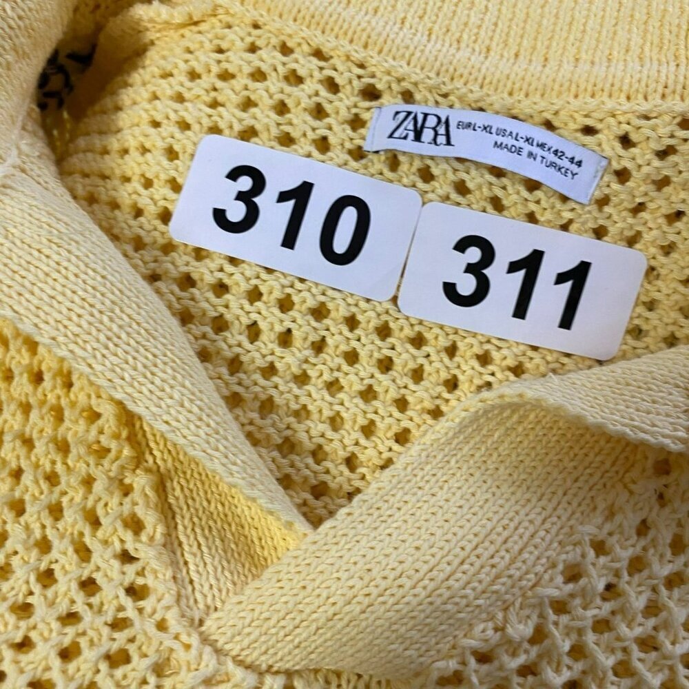 Zara Crochet Knit Shirt - Picture 2 of 11